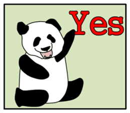 Daily life of a panda sticker #8360952