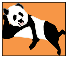 Daily life of a panda sticker #8360956