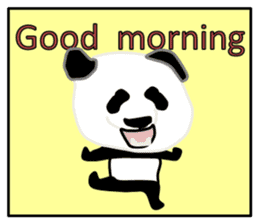 Daily life of a panda sticker #8360965