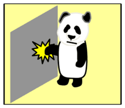 Daily life of a panda sticker #8360967