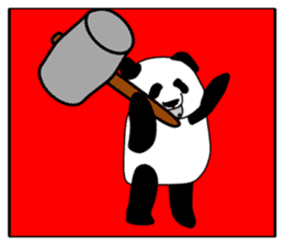 Daily life of a panda sticker #8360968