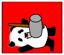 Daily life of a panda sticker #8360969
