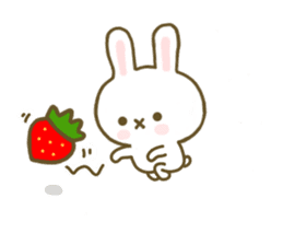 Rabbit Strawberry 5 sticker #8361143