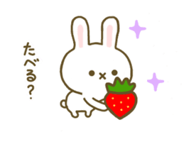 Rabbit Strawberry 5 sticker #8361151