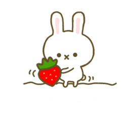 Rabbit Strawberry 5 sticker #8361161