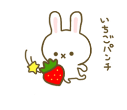 Rabbit Strawberry 5 sticker #8361162