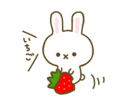 Rabbit Strawberry 5 sticker #8361170