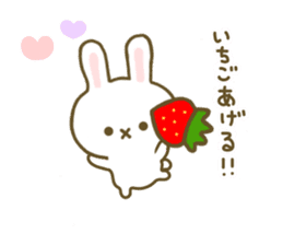 Rabbit Strawberry 5 sticker #8361173