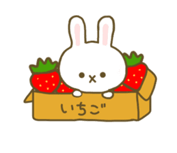 Rabbit Strawberry 5 sticker #8361178