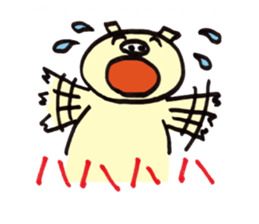 Cute japanese pigs sticker #8361616