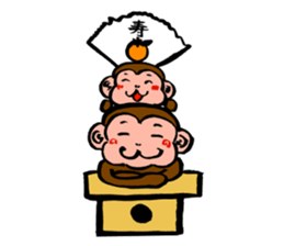 Monkey SARUKICHI sticker #8361781