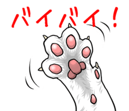Cat paw sticker #8362556