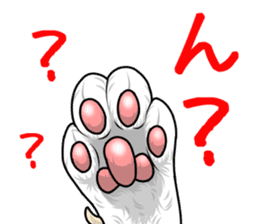 Cat paw sticker #8362557
