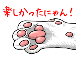 Cat paw sticker #8362576