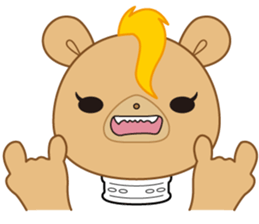 bear metal sticker #8363021