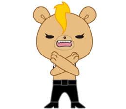 bear metal sticker #8363022