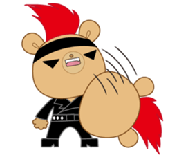 bear metal sticker #8363040