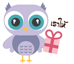 Happy Owl Family 2 sticker #8363719