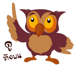 Happy Owl Family 2 sticker #8363723