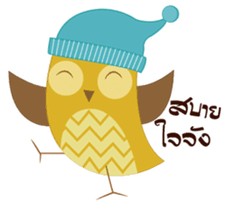 Happy Owl Family 2 sticker #8363728