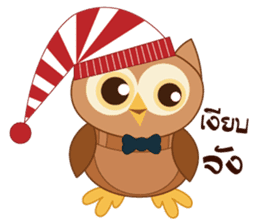 Happy Owl Family 2 sticker #8363736