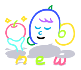 LIFE -chan sticker #8363747