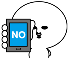 Smartphone dependence sticker #8363939