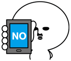 Smartphone dependence sticker #8363939