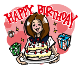 Rockabilly Boy loves TAKOYAKI (a couple) sticker #8364062