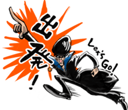 Rockabilly Boy loves TAKOYAKI (a couple) sticker #8364077