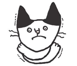 my cat (black&white) sticker #8364746