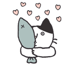 my cat (black&white) sticker #8364747