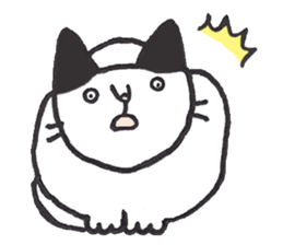 my cat (black&white) sticker #8364750