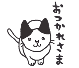 my cat (black&white) sticker #8364753