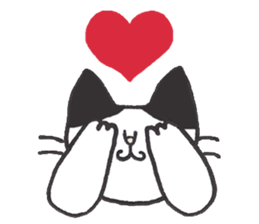 my cat (black&white) sticker #8364755