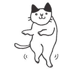 my cat (black&white) sticker #8364766