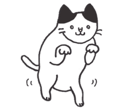 my cat (black&white) sticker #8364767