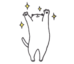 my cat (black&white) sticker #8364768