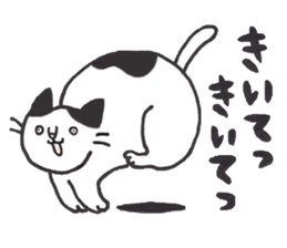 my cat (black&white) sticker #8364771