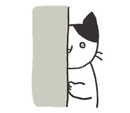 my cat (black&white) sticker #8364773