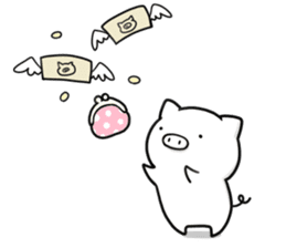 Life is hard on a pig third sticker #8364825