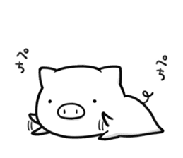 Life is hard on a pig third sticker #8364829