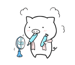 Life is hard on a pig third sticker #8364832