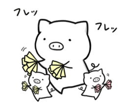 Life is hard on a pig third sticker #8364836