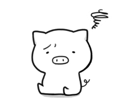 Life is hard on a pig third sticker #8364845