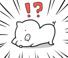 Life is hard on a pig third sticker #8364855