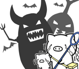 Life is hard on a pig third sticker #8364859