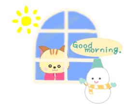 Kuro's daily life 10 English version sticker #8364954