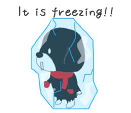 Kuro's daily life 10 English version sticker #8364955