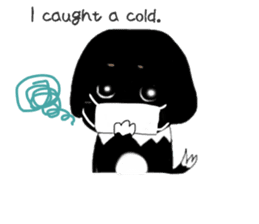 Kuro's daily life 10 English version sticker #8364956